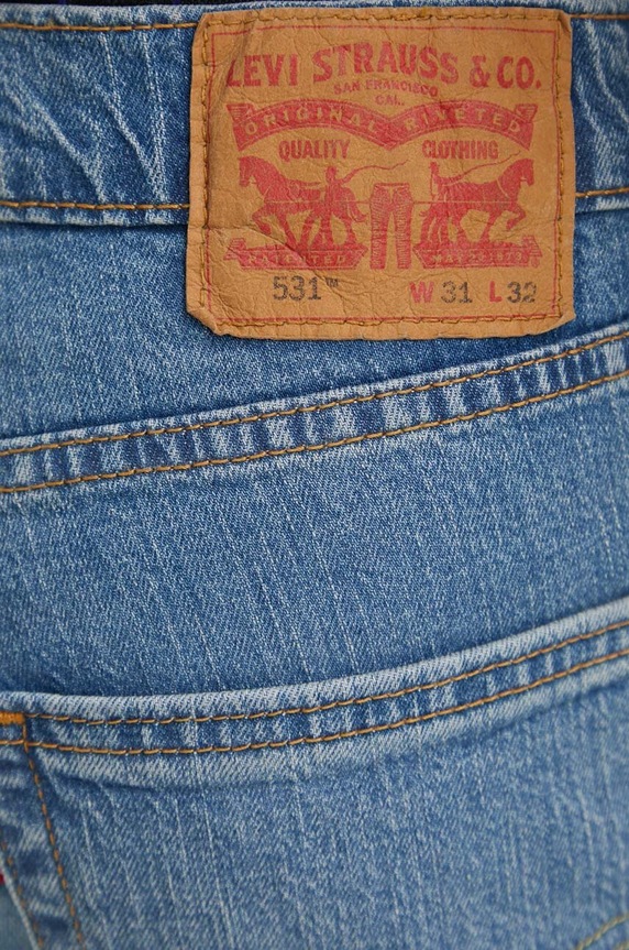 Levi's jeansy 531 ATHLETIC SLIM TAPER niebieski 85494
