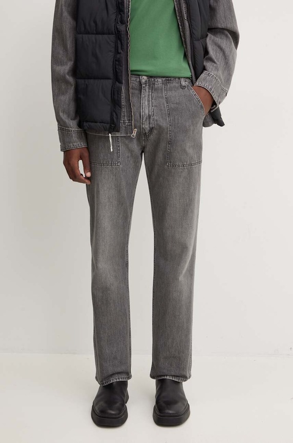 Τζιν παντελόνι Levi's 555 RELAXED STRT UTILITY γκρί A9234