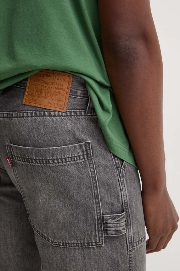 Τζιν παντελόνι Levi's 555 RELAXED STRT UTILITY γκρί A9234