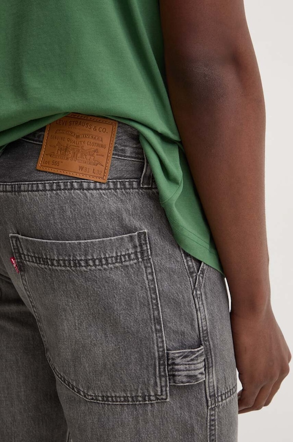 Τζιν παντελόνι Levi's 555 RELAXED STRT UTILITY γκρί A9234