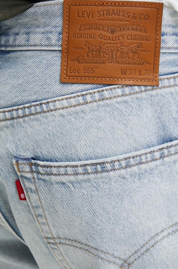 Džíny Levi's 555™ RELAXED STRAIGHT modrá 000LO