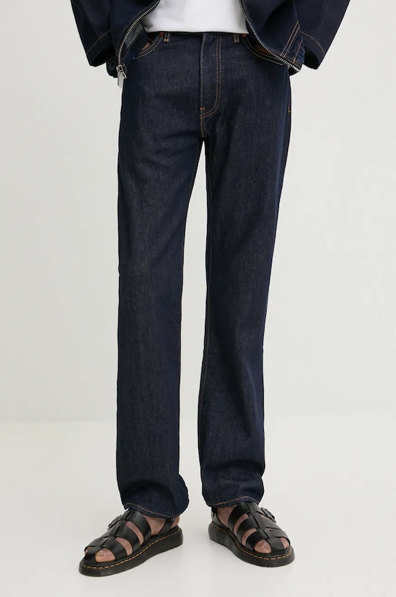 Τζιν παντελόνι Levi's 555 RELAXED STRAIGHT σκούρο μπλε 000LO