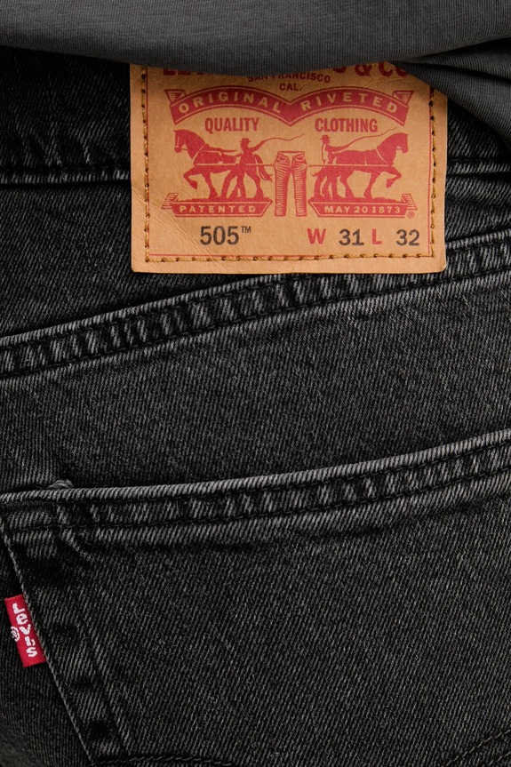 Levi's jeansy 505 REGULAR FIT szary 00505