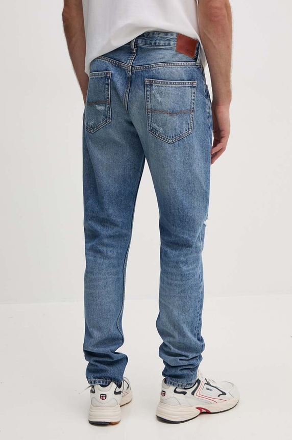 Odzież Pepe Jeans jeansy TAPERED JEANS PM207392RI4 niebieski