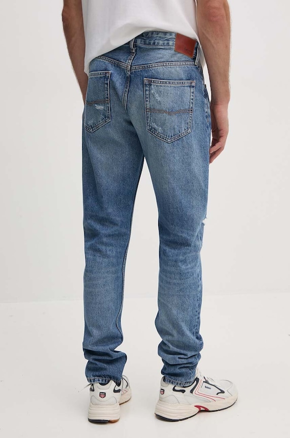 Odzież Pepe Jeans jeansy TAPERED JEANS PM207392RI4 niebieski