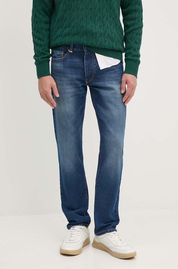 United Colors of Benetton ίσια ανδρικά τζιν μπλε 4IPC57B88