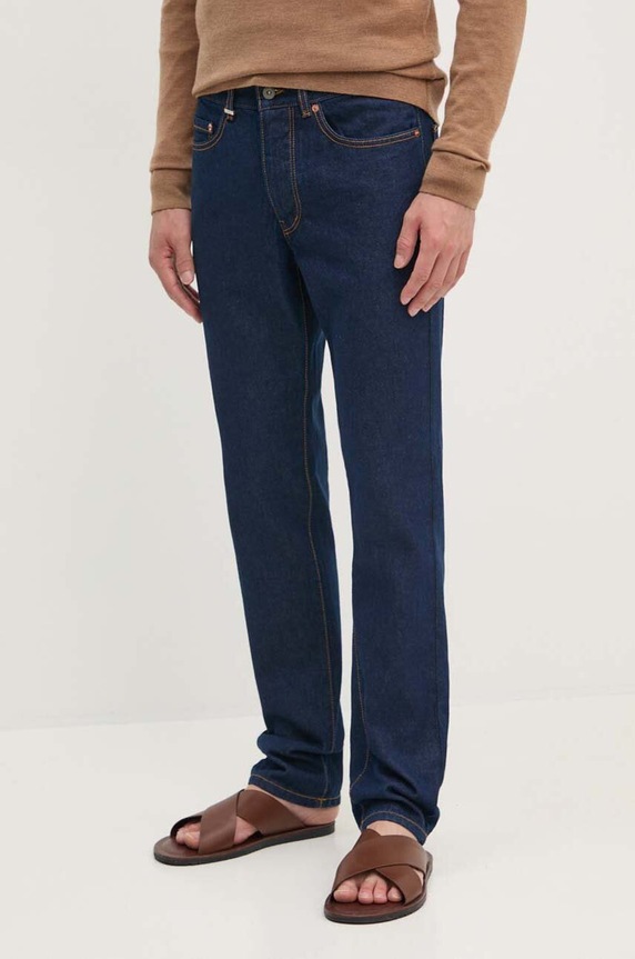 United Colors of Benetton jeansy straight męskie granatowy 4IPC57B88