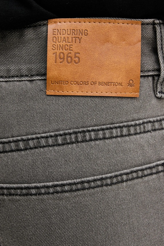 United Colors of Benetton ίσια ανδρικά τζιν γκρί 4IPC57B88
