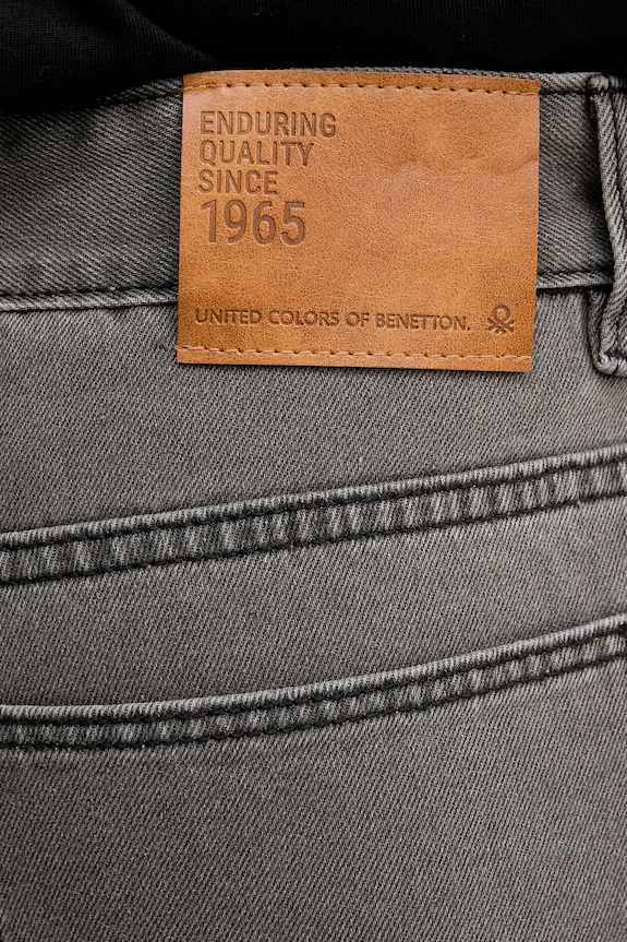 United Colors of Benetton ίσια ανδρικά τζιν γκρί 4IPC57B88
