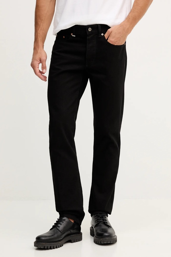 United Colors of Benetton blugi straight bărbați negru 4IPC57B88