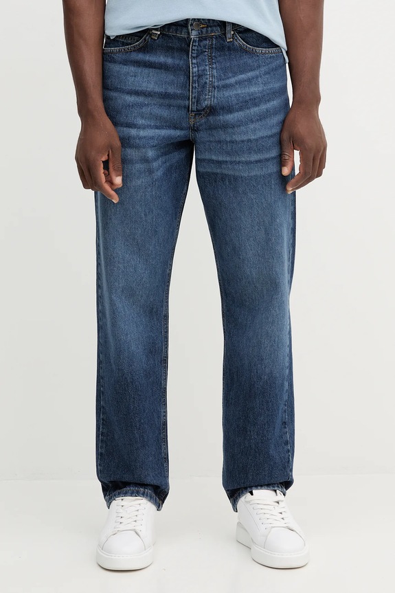 United Colors of Benetton jeansy straight męskie niebieski 4VKEUE01D