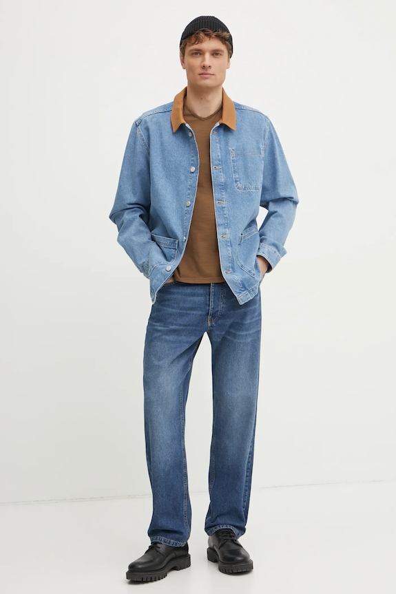 United Colors of Benetton straight da uomo 4VKEUE01D blu navy SS26