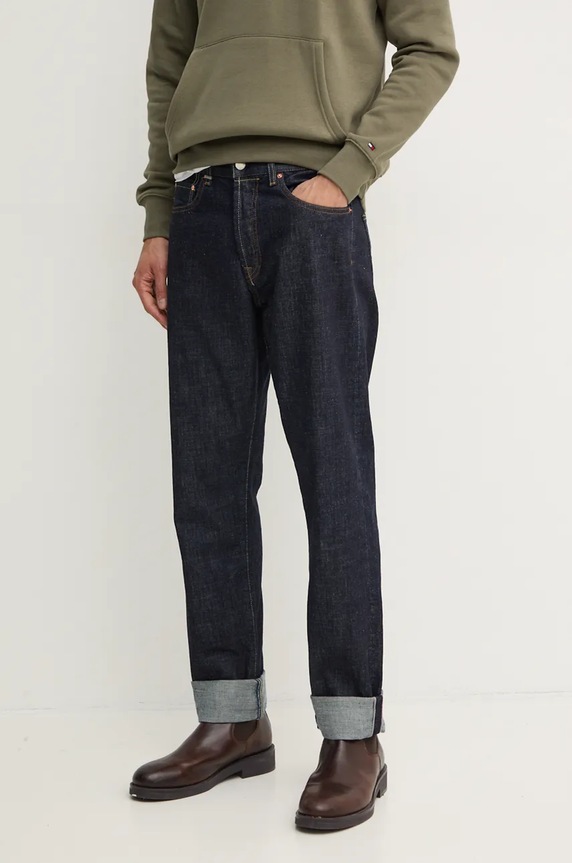 United Colors of Benetton jeansy granatowy 4LOSUE01H