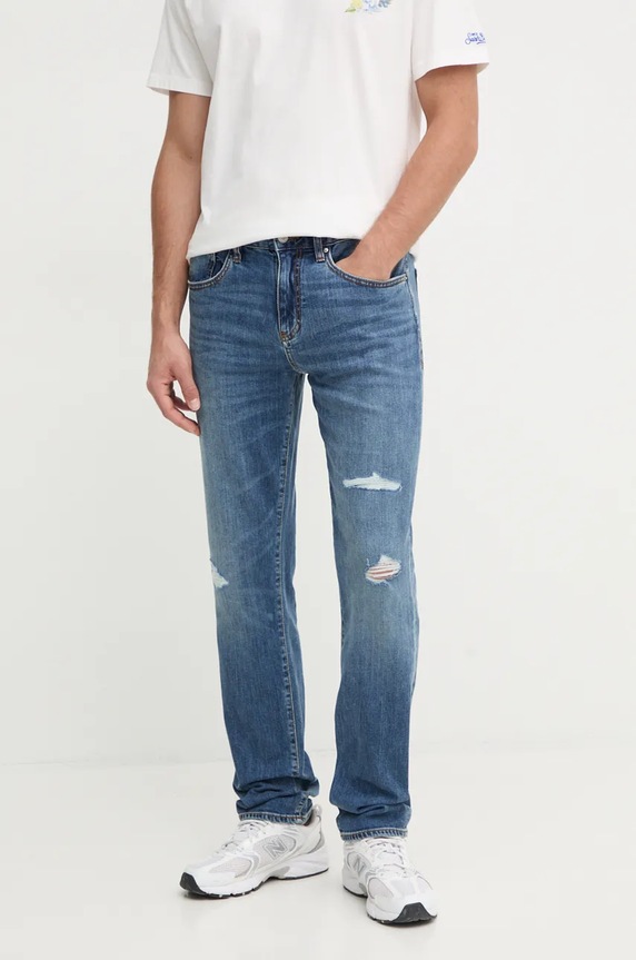 Armani Exchange jeansy niebieski 6DZJ13.Z1ZXZ