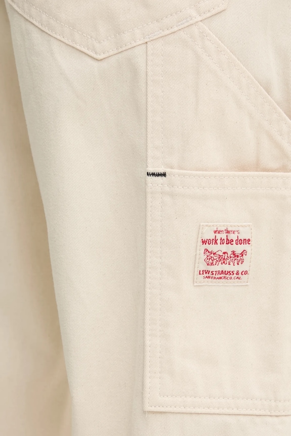 Βαμβακερό παντελόνι Levi's 55849 μπεζ