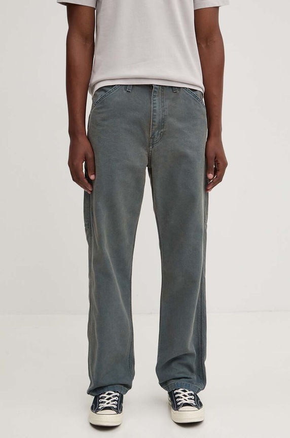 Bavlnené nohavice Levi's bavlna modrá 55849