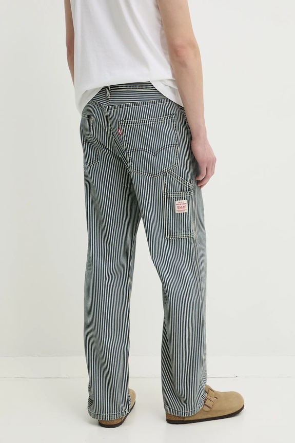 Odzież Levi's spodnie bawełniane 55849 granatowy
