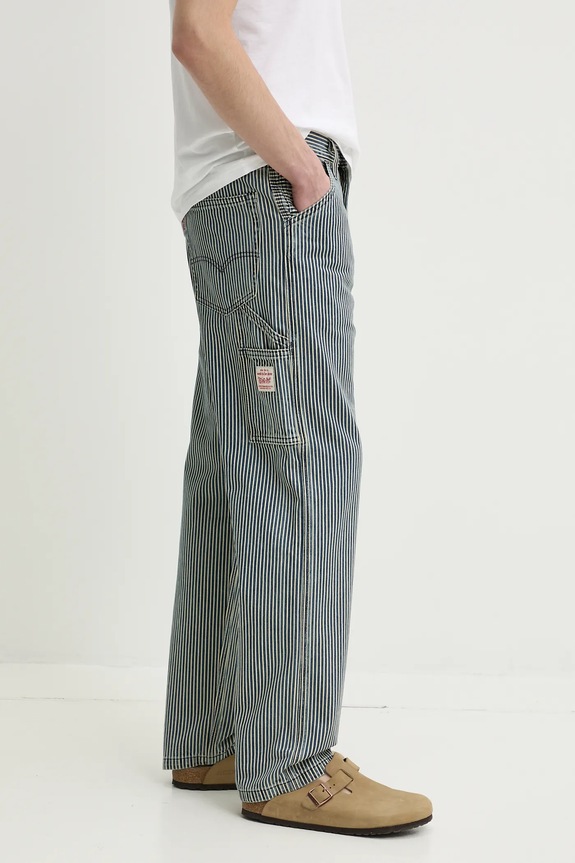 Levi's spodnie bawełniane granatowy 55849