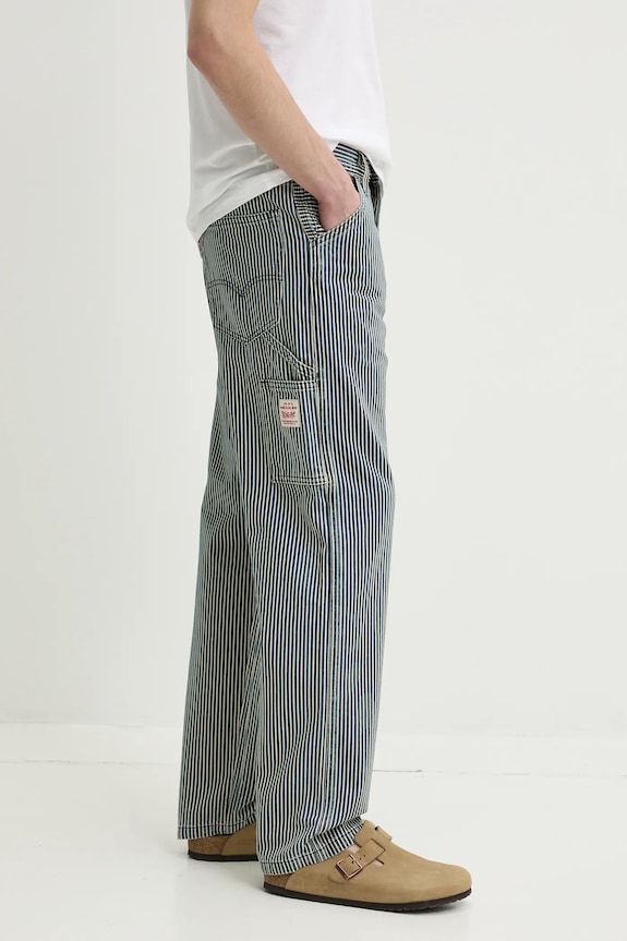 Levi's spodnie bawełniane granatowy 55849