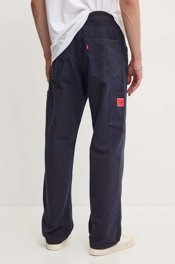 Oblečenie Bavlnené nohavice Levi's 55849 tmavomodrá