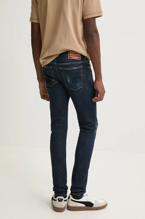 Odzież Diesel jeansy 1979 SLEENKER A03594.09J26 granatowy