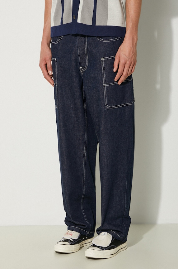 Kenzo jeans Cargo Monkey Fit Jeans blue FE65DP4086A1.DM