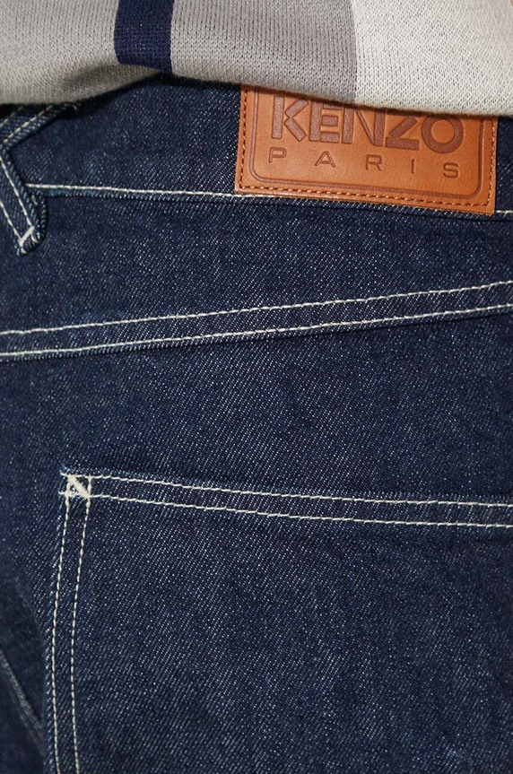 Kenzo jeans Cargo Monkey Fit Jeans FE65DP4086A1.DM blue