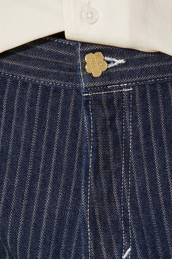 Traperice Kenzo Tapered Fit Jeans FE65DP4186F1.DM mornarsko plava