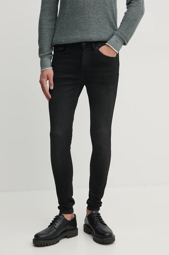 Pepe Jeans farmer SUPER SKINNY JEANS fekete PM207706XH0