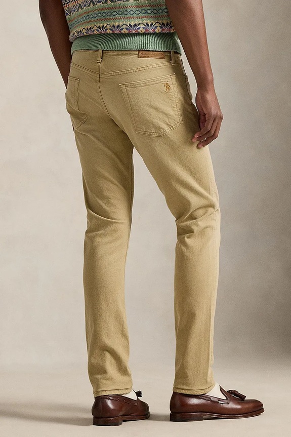 Polo Ralph Lauren джинсы slim fit для мужчин 710956083 бежевый SS26