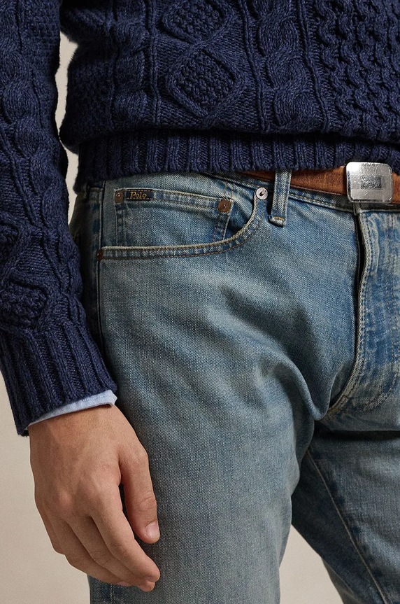 Ρούχα Τζιν παντελόνι Polo Ralph Lauren 710956084 μπλε