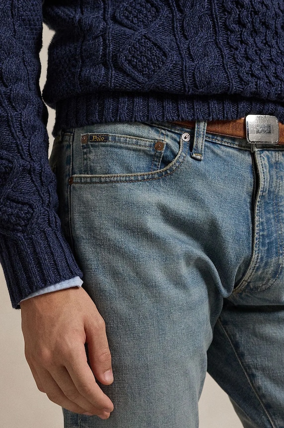 Ρούχα Τζιν παντελόνι Polo Ralph Lauren 710956084 μπλε