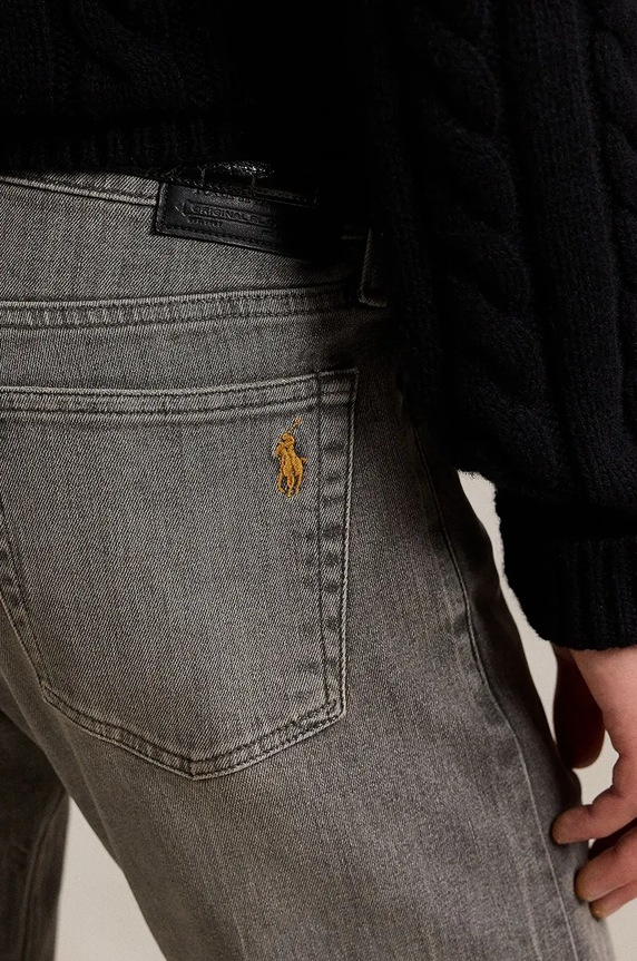 Polo Ralph Lauren jeansy 710956086 szary