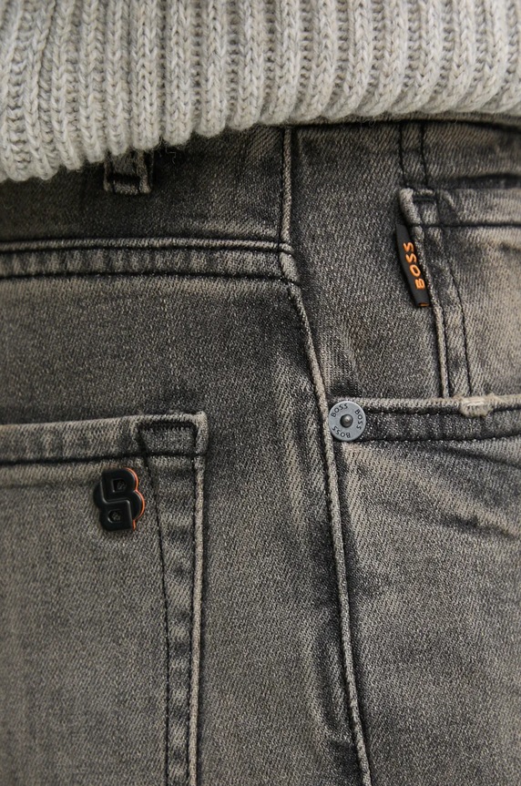 BOSS Orange jeansy szary 50526965