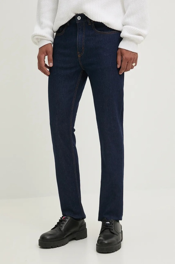 HUGO Blue jeansy granatowy 50511422