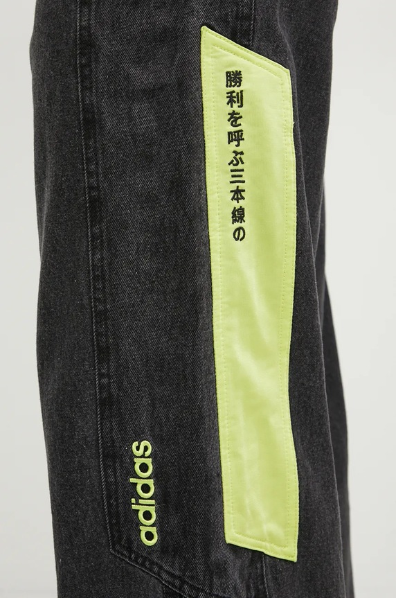 Τζιν παντελόνι adidas Originals μαύρο JN0825