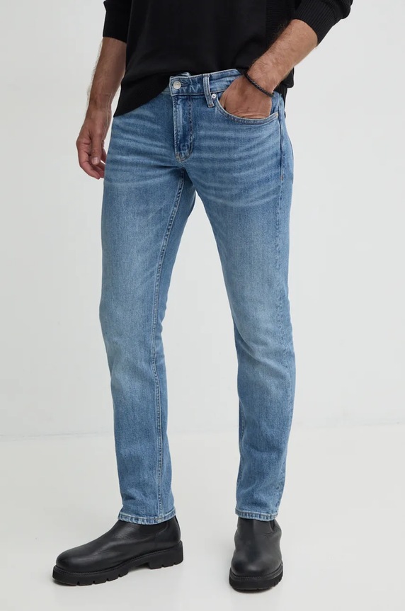 Rifle Calvin Klein Jeans modrá J30J325978