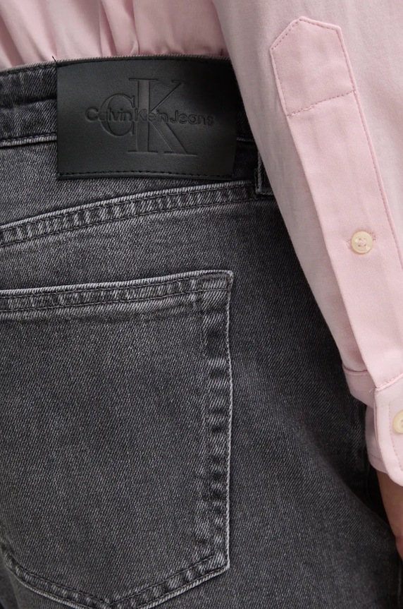 Rifle Calvin Klein Jeans sivá J30J326008