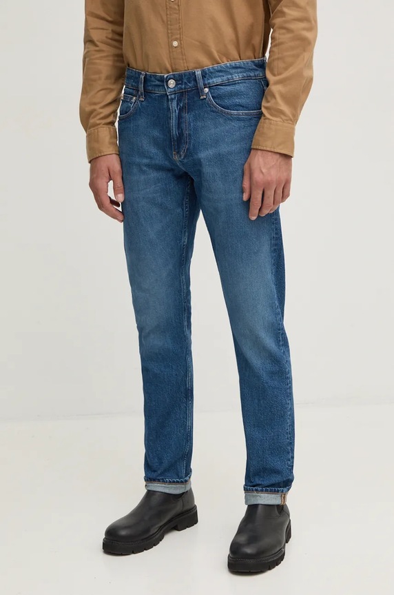 Rifle Calvin Klein Jeans tmavomodrá J30J326359