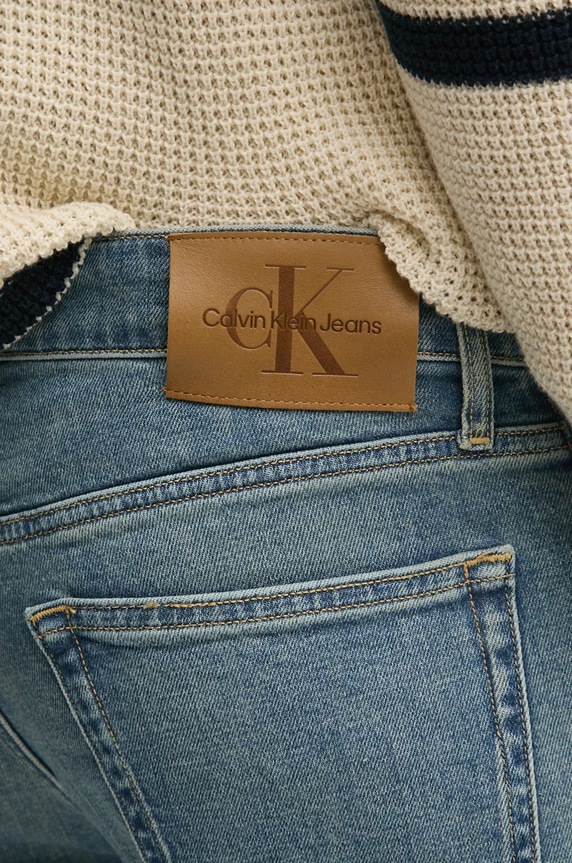 Oblečenie Rifle Calvin Klein Jeans J30J326843 modrá