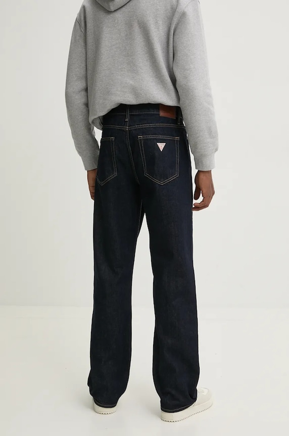 Ρούχα Τζιν παντελόνι Guess Jeans M4BAB3.D5EJ2 σκούρο μπλε