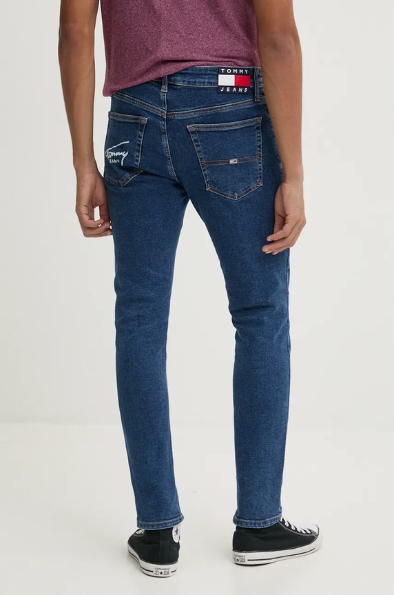 Odzież Tommy Jeans jeansy DM0DM20400 granatowy
