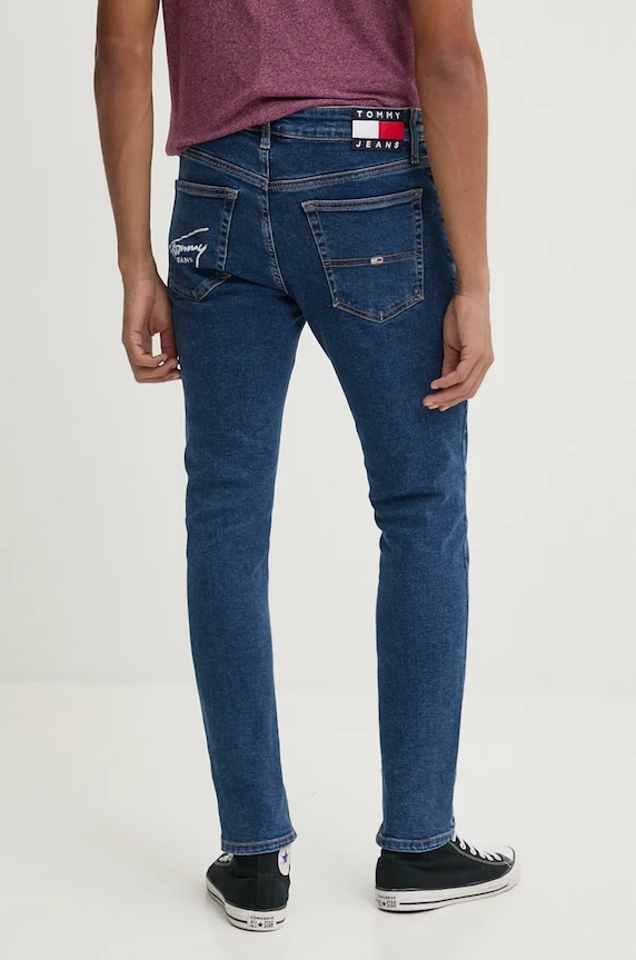 Odzież Tommy Jeans jeansy DM0DM20400 granatowy