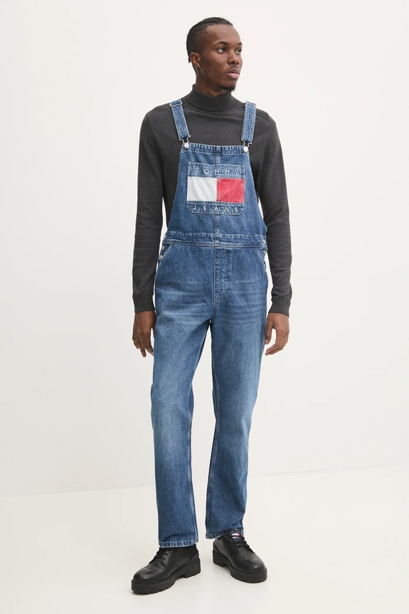 Džínové lacláče Tommy Jeans modrá DM0DM20440