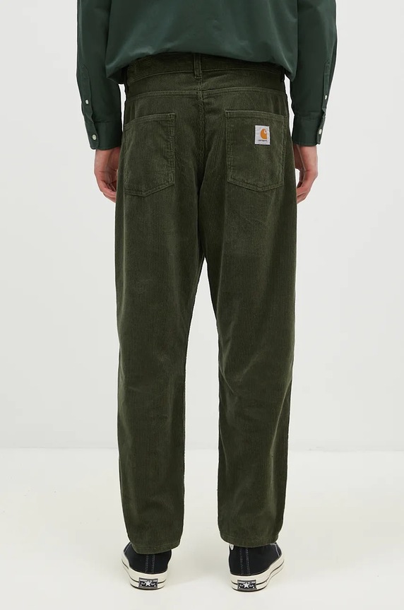 Clothing Carhartt WIP corduroy trousers Newel Pant I027232.66602 green