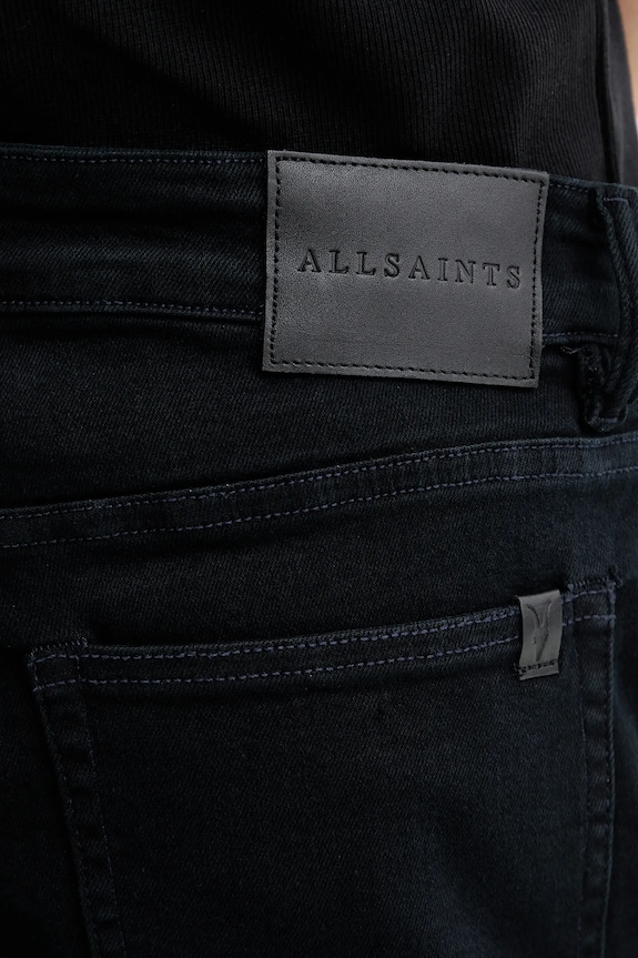 Džíny AllSaints SID námořnická modř M023EB