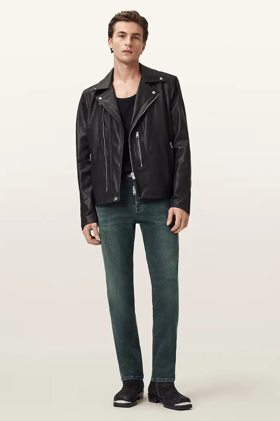 AllSaints jeansy SID M023EB szary