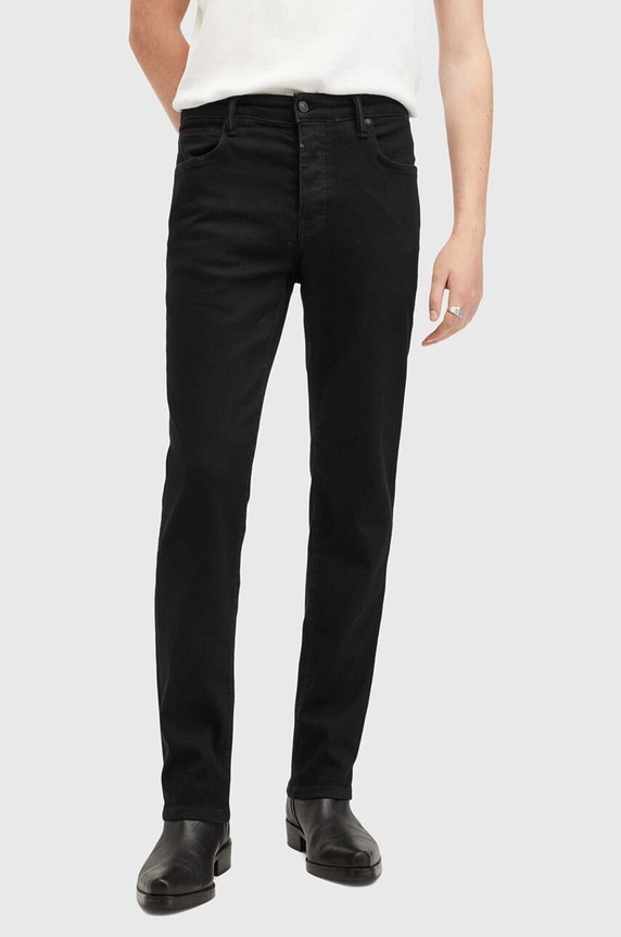 Τζιν παντελόνι AllSaints SID M023EB μαύρο AA00