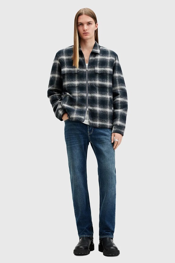 AllSaints jeansy bawełniane REID niebieski M025EB