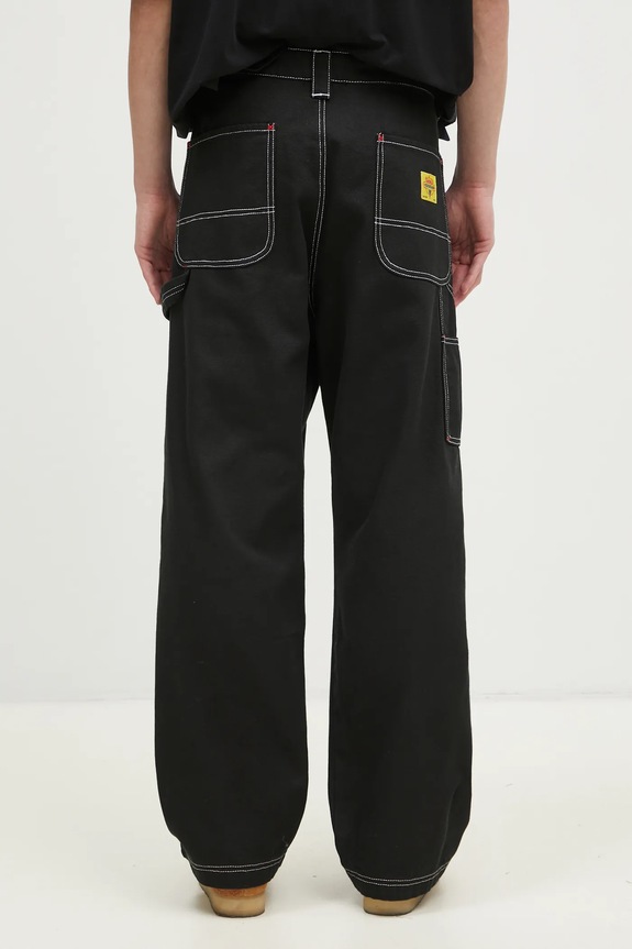 Oblečení Džíny ICECREAM Canvas Carpenter Pant ICW001 černá